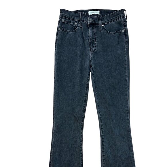 Madewell Cali Demi-Boot Jeans in Bayland Wash: Raw-Hem Edition, 26T - Picture 1 of 5